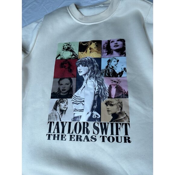 Taylor Swift Women’s The Era's Your Graphic Sweatshirt in Cream, Size M - Picture 3 of 8